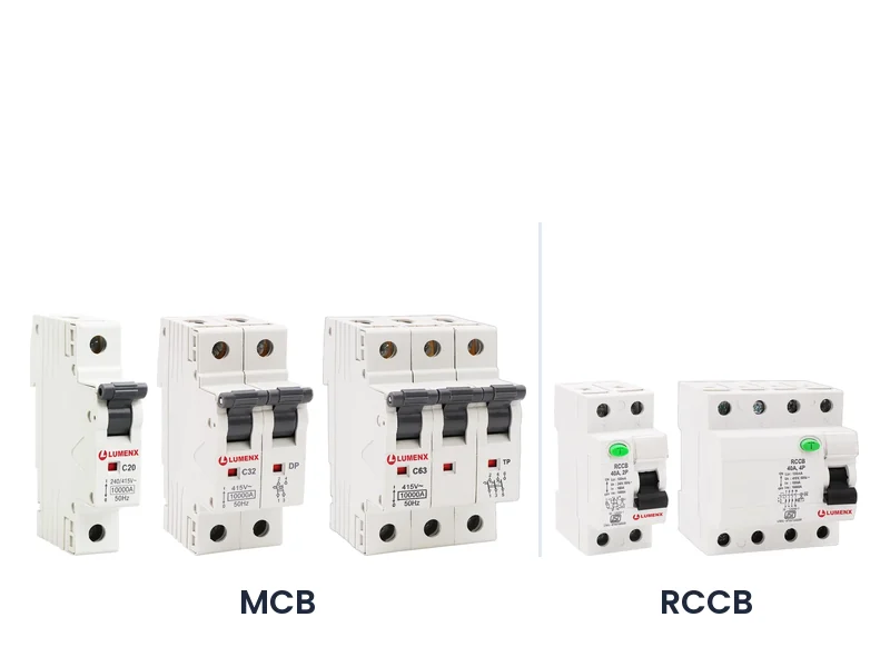 Lumenx MCBs and RCCBs